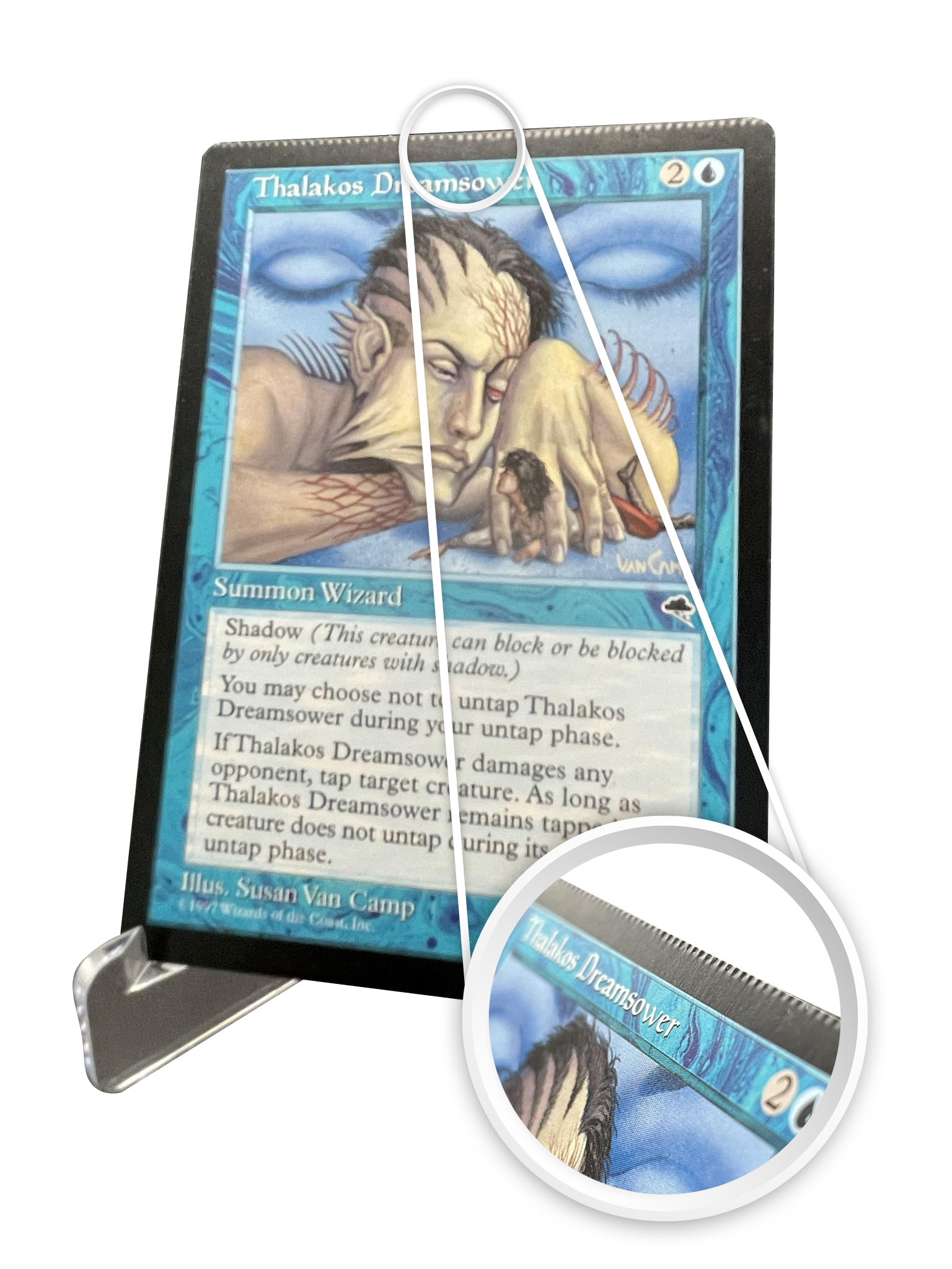 Magic the Gathering - Thalakos Dreamsower (Tempest) Crimped