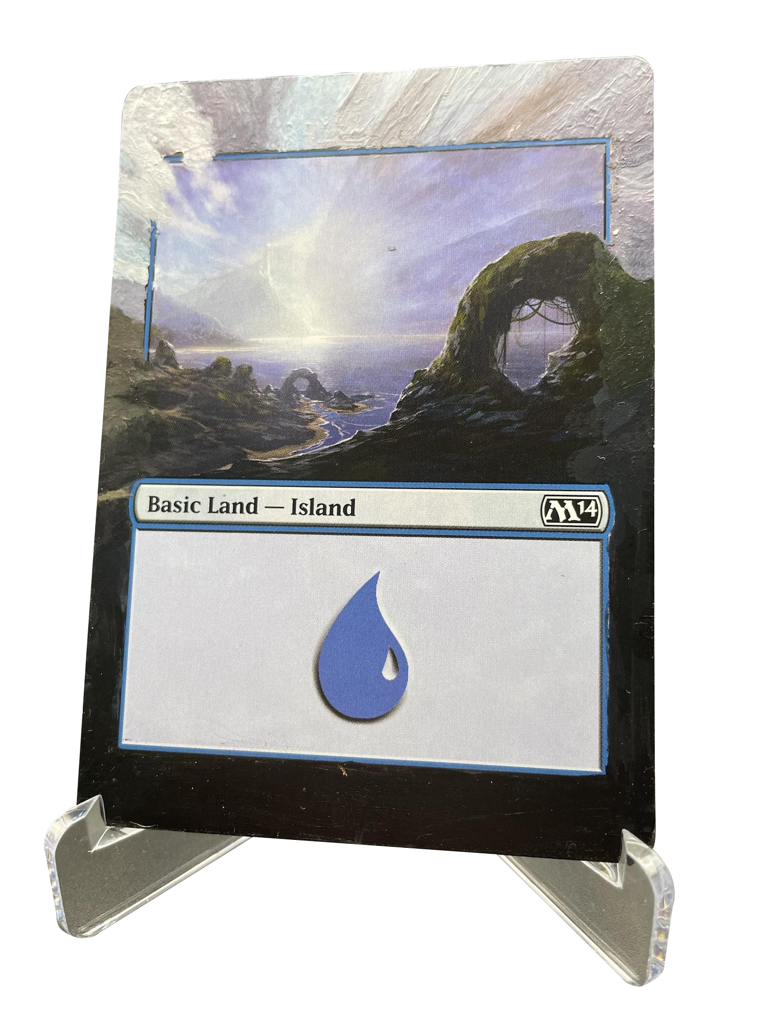 Magic the Gathering - Island (Magic 2014) Altered (Unknown Artist)