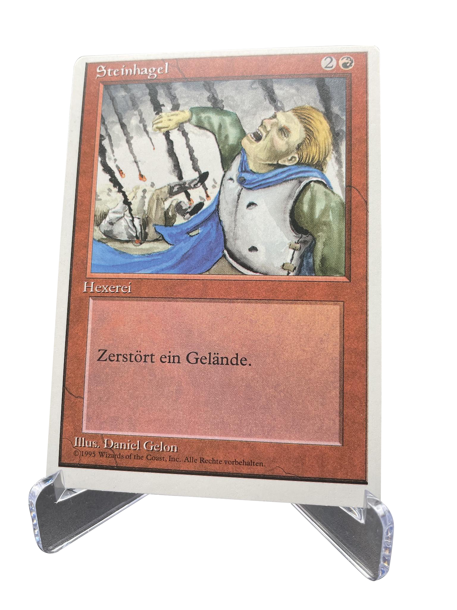 Magic the Gathering - Steinhagel (Foreign White Bordered) Miscut Off-Center
